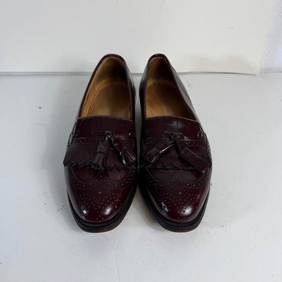johnston and murphy burgundy dress shoes MELTON CAP TOE Burgundy I Johnston & Murphy  Large Feet